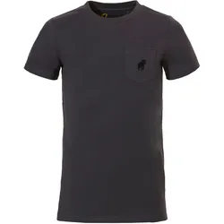 Grizzly Kinder kurzarm Zeckenschutz-T-Shirt Laval grau - 134-140