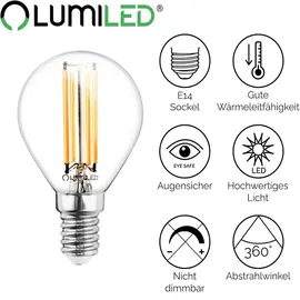 OEM LED-Lampe 6er-Pack P45 4W E14 4000K Neutralweiß