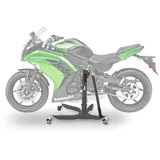 Zentralständer passend für Kawasaki ER-6f 12-16 grau Motorradheber ConStands Power-Classic