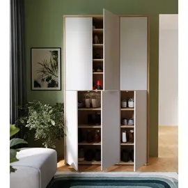 Forte Alice Springs Schuhschrank 109,2 x 34,9 x 191,9 cm grau