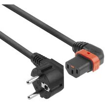 Act AK5258 Stromkabel Schwarz 1 m CEE7/7 C13-Koppler (AK5258)