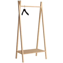MID.YOU Garderobenständer Noble 74 x 180 x 50 cm Braun