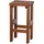 natura Barhocker 39 x 39 x 76 cm Braun