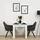 Homestyle4u Armlehnstuhl Leinen grau 2er Set