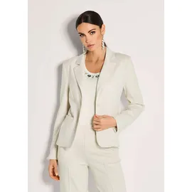 Madeleine Jersey-Blazer in modischer Kurzform in perlweiß | Gr.: 36
