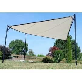 aleos Gartenpavillon Paros 4 x 4 m Beige