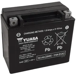 YUASA YTX20HL W/C Wartungsfreie Hochleistungsbatterie