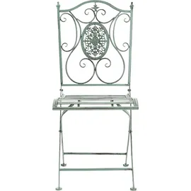 CLP Sibell Gartenstuhl 42 x 49 x 91,5 cm antik-grün 2er Set