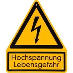 KS Tools Warnschild Hochspannung, Lebensgefahr