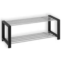 Idimex Schuhregal Schwarz, Holz, Kiefer, Mode, 80x32x30 cm Garderobe,
