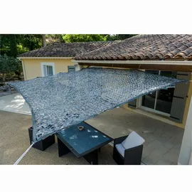 WERKA PRO Graues Schattentuch 120 g/m2 4 x 5m