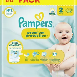 Pampers Premium Protection Gr. 2 (4-8 kg) 74 St.