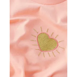 NAME IT T-Shirt NAME IT "NKFBEATRICE SS NREG SH TOP BOX PS NOOS", Mädchen, Gr. 158/164, desert flower, Jersey, Obermaterial: 100% Baumwolle, bestickt, unifarben, taillenbedeckt, Rundhals, Shirts T-Shirt