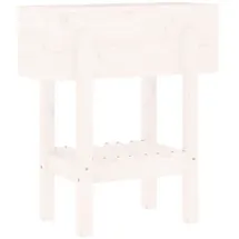 vidaXL Pflanzkübel 62 x 30 x 69 cm Weiß
