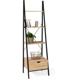 Leiterregal 4 Ebenen mit Schublade detroit Industriedesign