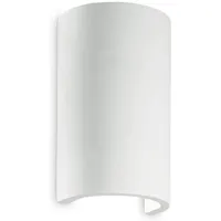 Ideal Lux Flash Gesso Rund Weiß