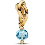 Pandora Ewigkeitskreis aquablau Silber 763462C03