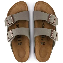 Birkenstock Arizona Birko-Flor Nubuk schmal stone 43