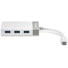 TRENDNET TUC-H4E - Hub - 4 Port USB-Kombi-Hub Grau