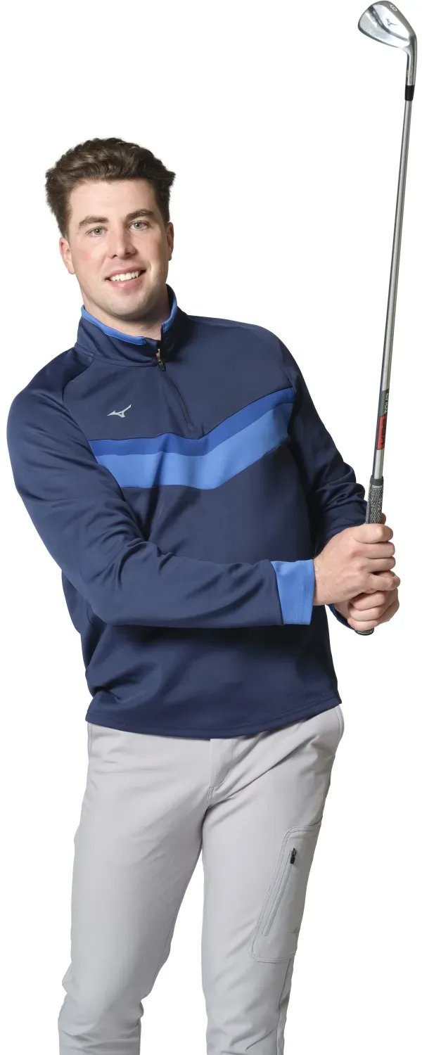 Mizuno Layer V Strip 1/4, navy