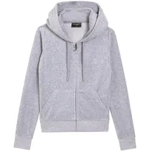 Juicy Couture Sweatjacke ROBERTSON HOODIE graumeliert S