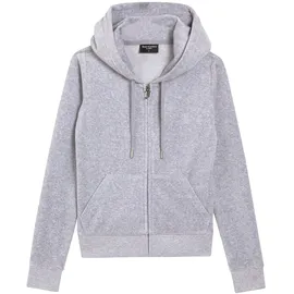 Juicy Couture Sweatjacke ROBERTSON HOODIE graumeliert S