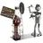 Brubaker Bierflaschenhalter Darts Meisterschaft - Metall Skulptur Flaschenständer Dartscheibe - Metallfigur Biergeschenk für Dartspieler und Darts Fans mit Grußkarte