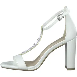 Marco Tozzi Blockabsatz-Sandalette Damen Weiß 40