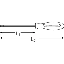 Stahlwille T45 L-Griff-Schraubendreher 4650 130 mm
