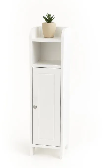 Relaxdays Weißer Badezimmerschrank Weiß