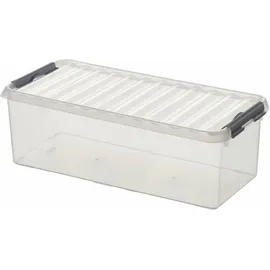 SUNWARE Q-Line Aufbewahrungsbox 48,5 x 19 x 14,7 cm 15-tlg. transparent