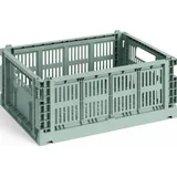 HAY Aufbewahrungsbox Colour Crate M 1-tlg. salbeigrün