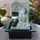 GLOBO LED Tisch Spring Brunnen Buddha Design Wasser Spiel Wohn Zimmer Dekoration grau Globo 93019