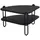 Brafab Blixt Loungetisch 60 cm schwarz