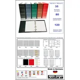 MÜNZALBUM-MAXI-RINGBINDER-BRAUN-KOBRA-G19B-S-leer-Für-ca.-35-Münzhüllen