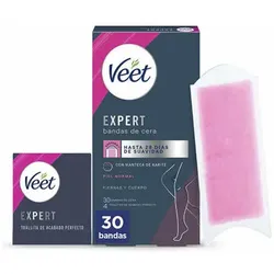 Veet  Accessoires Körper Body Expert Wachsstreifen Normale Haut 30 Stck  in multifarben, Einheitsgrösse