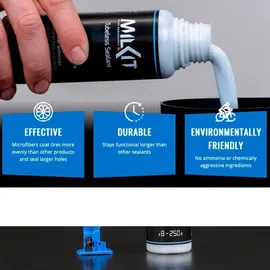 milKit Tubeless Dichtmittel 5000 ml - weiß