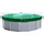 Quick Star Abdeckplane Pool Rund Planenmaß 510cm Passend für Poolgröße 410-450cm Winterabdeckplane Poolabdeckung 180g/m2