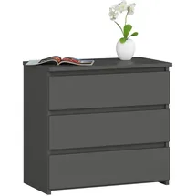 Akord Nachtschrank CL-3 60 x 35 x 57 cm Graphitgrau