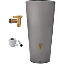 4rain VASO 2in1 Regenspeicher 220 l zinkgrau