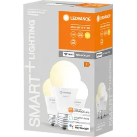 LEDVANCE LED-Lampe 3er Pack 9 W E27 warmweiß 2700 K