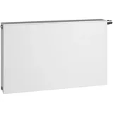 Flachheizkörper therm-x2 Line-V Typ 22, HxLxT: 205x1105x102 mm, Farbe: Weiß RAL 9016 seidenglanz, Ventilposition: links, 10 bar, Abdeckung: mit, Wärmeleistung 75/65-20: 722 Watt, ohne Laschen
