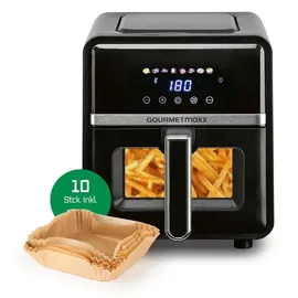 GOURMETmaxx Heißluftfritteuse 5L schwarz