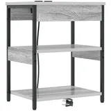 vidaXL Nachttisch Grau Sonoma 41 x 31 x 51 cm Holzwerkstoff Vidaxl