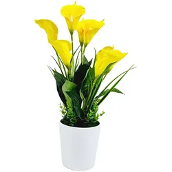 Künstliche Calla-Pflanze, 40 cm, gelb