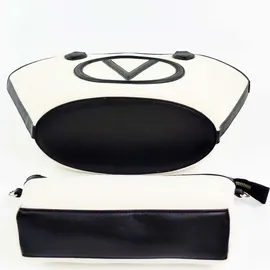 Valentino Covent Shopper Baumwolle Naturale/Nero