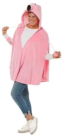 buttinette Flamingo-Poncho, unisex