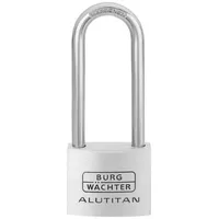 Burg Wächter Zylindervorhangschloss 770 HB 40 65 Schlosskörper-B.40mm Alu versch.-schl.
