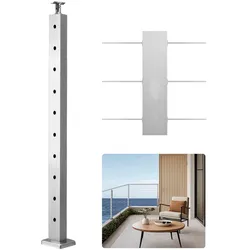 VEVOR Kabelgeländerpfosten 91x2,5x5cm Geländerpfosten 1JZLGZXYS914I4BDB001V0