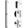 vidaXL Solardusche Silber 35 l